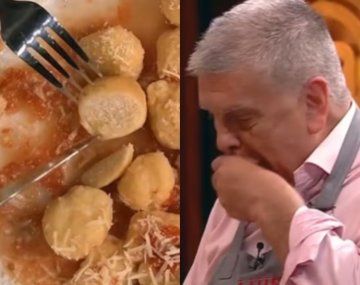 El insólito momento de Ventura en MasterChef: confundió la harina y escupió sus ñoquis