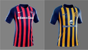 Las nuevas camisetas de San Lorenzo y Rosario Central Las nuevas camisetas de San Lorenzo y Rosario Central