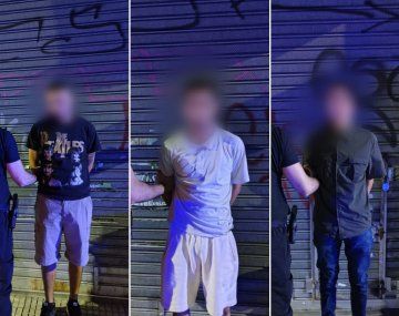 La Policía de la Ciudad detuvo a tres delincuentes colombianos con antecedentes.