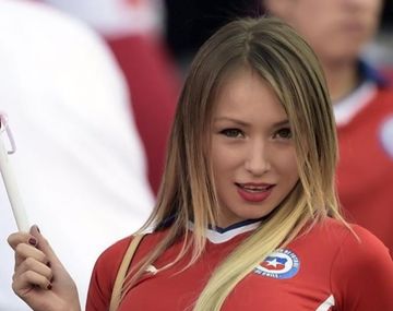 Una modelo chilena desafía a Lionel Messi