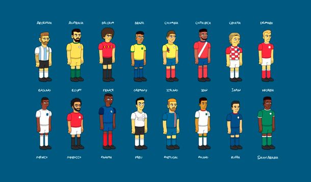 Las 32 Selecciones del Mundial, según Los Simpsons: ¿cómo sería Messi en versión amarilla?