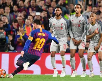 El golazo de Lionel Messi al Liverpool