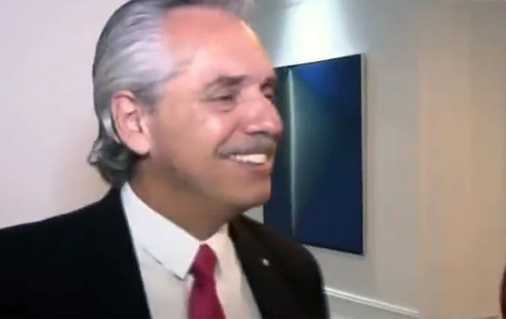 Alberto habló de la posibilidad de ir a la PASO siendo presidente