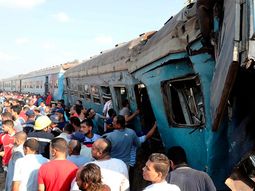 Catastrófico choque de trenes en Egipto: murieron al menos 32 personas
