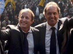 Daniel Scioli y Martín Insaurralde volverán hoy a mostrarse juntos en un acto