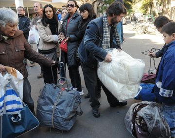 Los vecinos volvieron a sus hogares para recuperar objetos