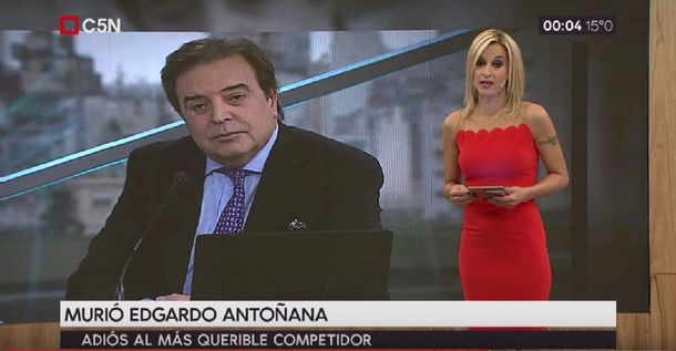 Edgardo Antoñana homenajeado en C5N