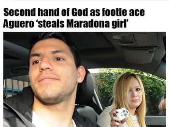 Sergio Agüero y Karina La Princesita