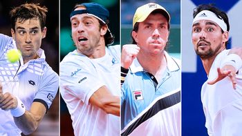 Copa Davis: Pella-Lorenzi y Berlocq-Fognini abren el viernes Copa Davis: Pella-Lorenzi y Berlocq-Fognini abren el viernes
