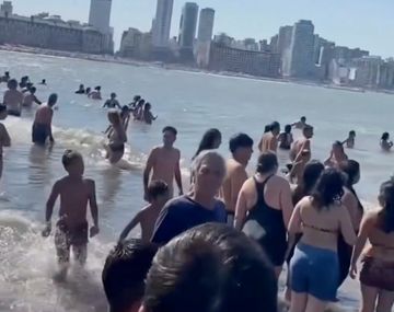 Así se sintió el mini tsunami en Mar del Plata: Completamente inesperado