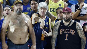 #impunidadbarra: di zeo y mauro martin, juntos alentando a boca #impunidadbarra: di zeo y mauro martin, juntos alentando a boca