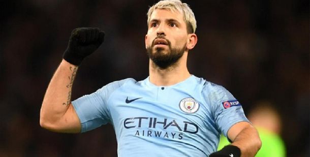 Kun Agüero felicitó a sus compañeros por el triunfo del Manchester City