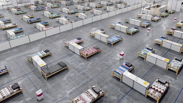 El Gobierno de la Ciudad abrió un centro de aislamiento en Costa Salguero