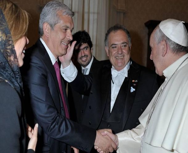 Francisco recibió a Eduardo Valdés y Julián Domínguez