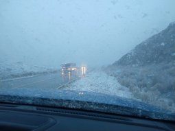 Esperan nieve en la ruta de las Altas Cumbres