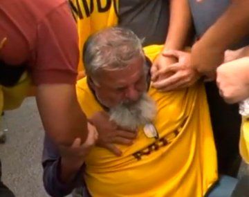 Raúl Castells se descompensó en el desalojo de la 9 de Julio