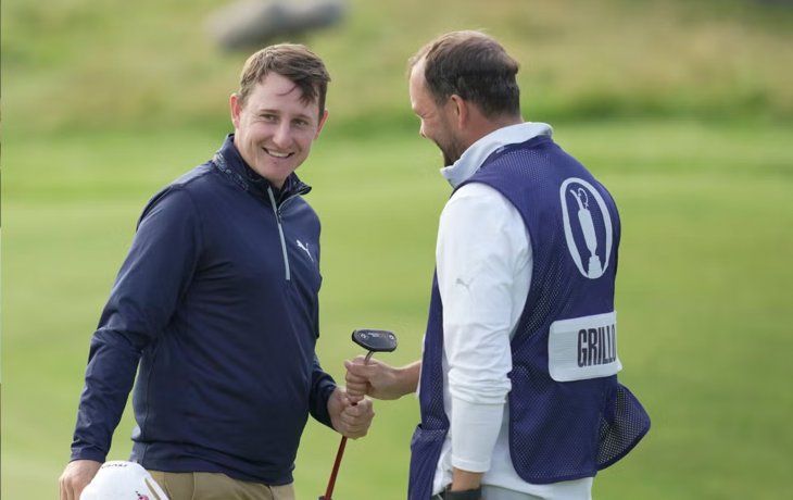 Un golfista argentino se le paró de manos a un inglés por las Malvinas