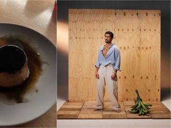 Bad Bunny comió flan de Halva