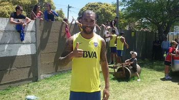 rolin entreno por primera vez con el plantel de boca rolin entreno por primera vez con el plantel de boca