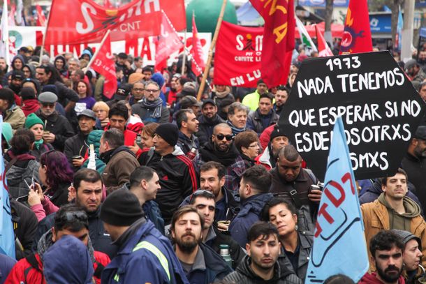 El PIT-CNT convocó a los trabajadores a un paro general parcial.
