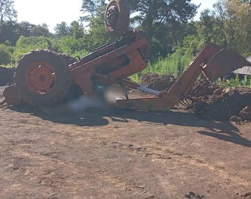 Tragedia en Misiones: un trabajador murió aplastado por una retroexcavadora