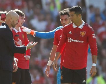 Erik Ten Hag﻿ criticó a Cristiano Ronaldo y aumenta la tensión en el Manchester United. 
