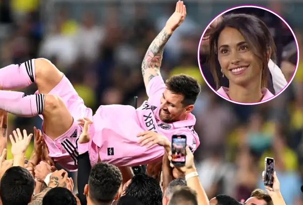 La imagen de Antonela Roccuzzo que se volvió viral tras la coronación de Inter Miami