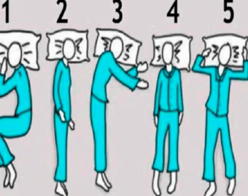 Test viral: tu personalidad según la postura en la que dormís.