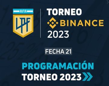 Así se jugará la fecha 21 de la Liga Profesional de Fútbol
