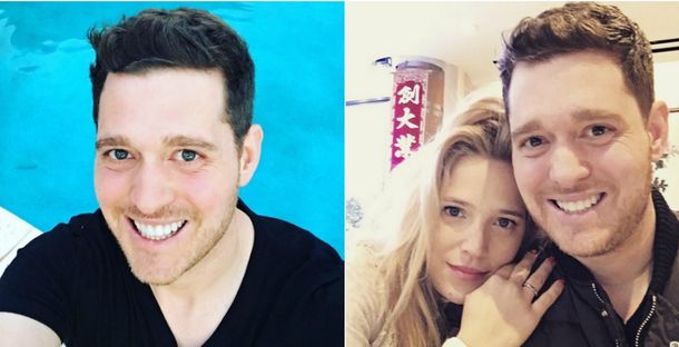 Susto para Luisana Lopilato: Bublé se abrió la cabeza en la pileta de su casa