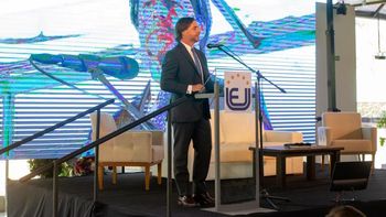 Lacalle Pou se refirió al atraso cambiario durante un acto en la Unión de Exportadores del Uruguay. Lacalle Pou se refirió al atraso cambiario durante un acto en la Unión de Exportadores del Uruguay.