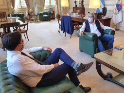 Sergio Romero, de UDA, se reunió con Nicolás Trotta