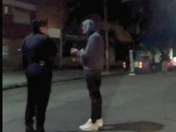 Las imágenes fueron grabadas por los vecinos Las imágenes fueron grabadas por los vecinos