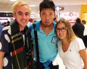 La foto con Vittor que el chico se sacó sin saber quién era