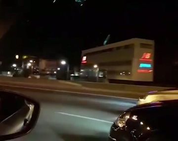 Corrían picadas en la Panamericana y publicaban los videos: los atraparon
