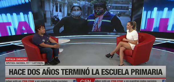 La diputada Natalia Zaracho con Julieta Camaño: Hay que reconocer a los militantes del barrio