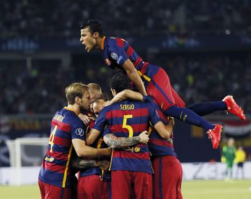 El Barcelona lo ganó en el alargue y se quedó con la Supercopa europea