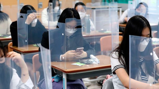 Coronavirus: así son las aulas de Corea del Sur tras las reapertura de los colegios