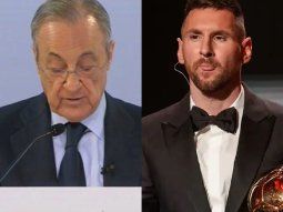 El palito del presidente del Real Madrid a Messi en la asamblea del club