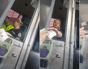 Se negó a pagar el peaje porque no le daban el ticket y la empelada le hizo fuck you