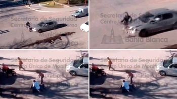 video: impresionante choque entre una moto y un auto video: impresionante choque entre una moto y un auto