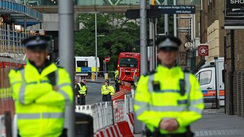 Despliegue policial en Londres Despliegue policial en Londres