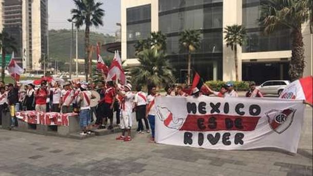 Los hinchas mexicanos de River realizarán un banderazo previo a la final