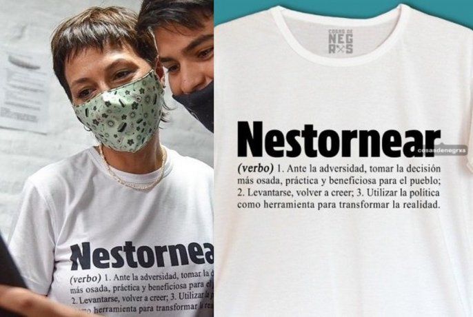Nestornear: Mayra Mendoza es tendencia por una curiosa remera