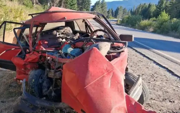 Choque en la Ruta 40: murió un bombero que colaboraba en la lucha contra los incendios