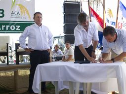Evento de la Asociación Cultivadores de Arroz en Rivera. Evento de la Asociación Cultivadores de Arroz en Rivera.