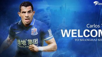 La imagen que utilizó el club chino para anunciar la contratación La imagen que utilizó el club chino para anunciar la contratación