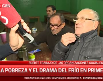 El frío expone la crisis: crece la cantidad de personas en situación de calle y los refugios desbordan
