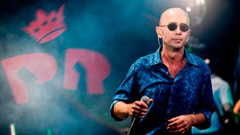 Así se ve desde el aire el montaje para el show del Indio Solari Así se ve desde el aire el montaje para el show del Indio Solari