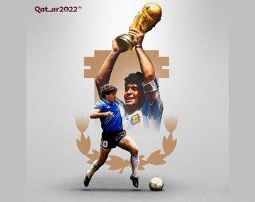 Qatar 2022 se sumó a los homenajes a Diego Maradona